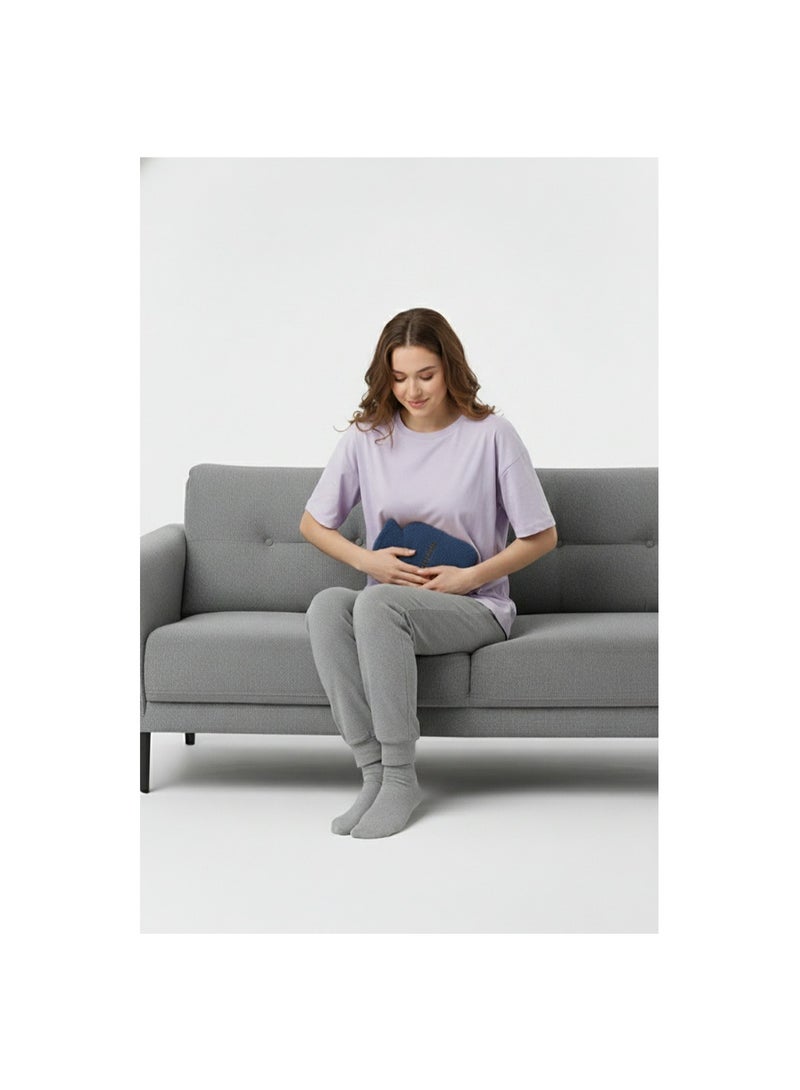  جرانزيا قِربة مياه ساخنة غير كهربائية بغطاء ناعم مناسبة للبيت أو الشغل أو السفر - Image 3